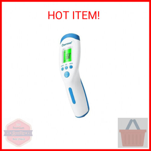 Berrcom Non Contact Infrared Thermometer Digital Forehead Thermometer with Fever