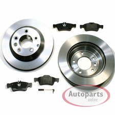Bremsscheiben 300 mm belüftet Beläge hinten für Mercedes E Klasse [W212 S212]