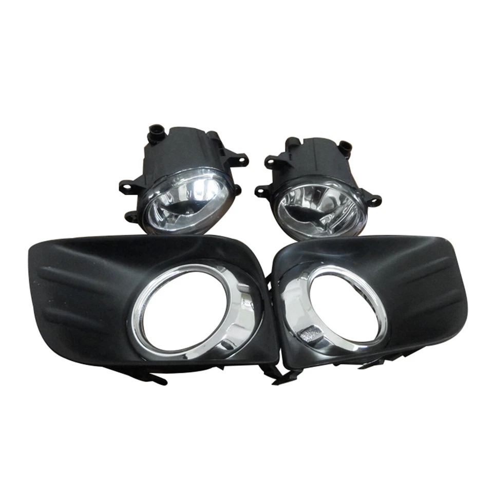 Front Bumper Fog Light Cover Trim For Toyota Land Cruiser Prado FJ150 2010-2014 - Image 2 of 4