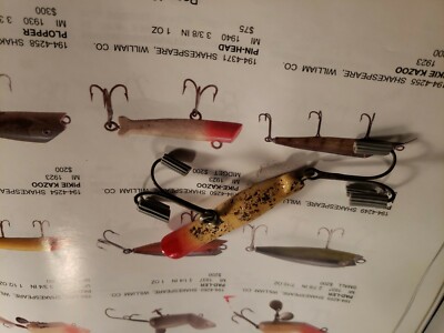 Rare Vintage 1940 Shakespeare Pin-Head Fishing Lure | eBay