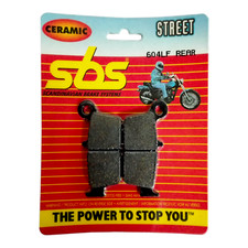 Coppia pastiglie freno posteriori CERAMIC SBS 604 MOTO Honda CR 500 R 1987/1994