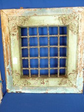 Ancien moucharabieh / grille fer forgé Inde - N°11