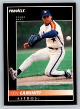 💎1992 Pinnacle Baseball #43 Ken Caminiti - Houston Astros💎