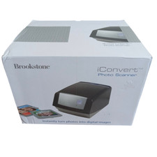 Brookstone iConvert Photo Digital Scanner 600 DPI USB Scans photos