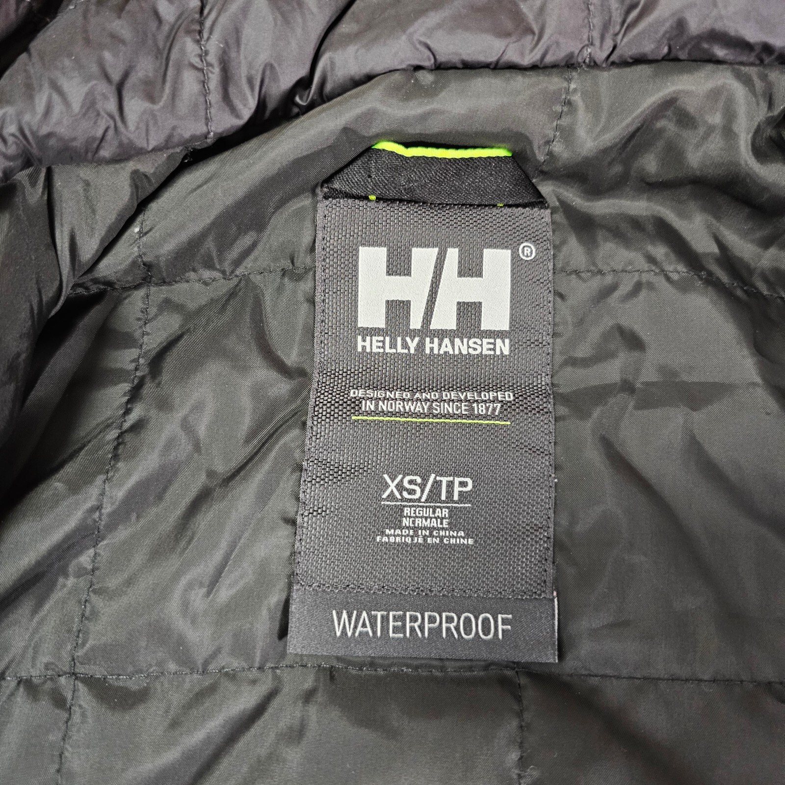 Helly Hansen Jacket Womens Extra Small Black Wate… - image 5