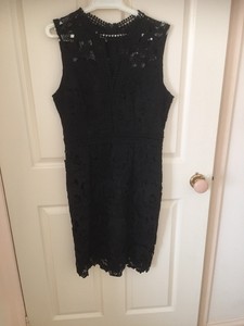 black choker dress
