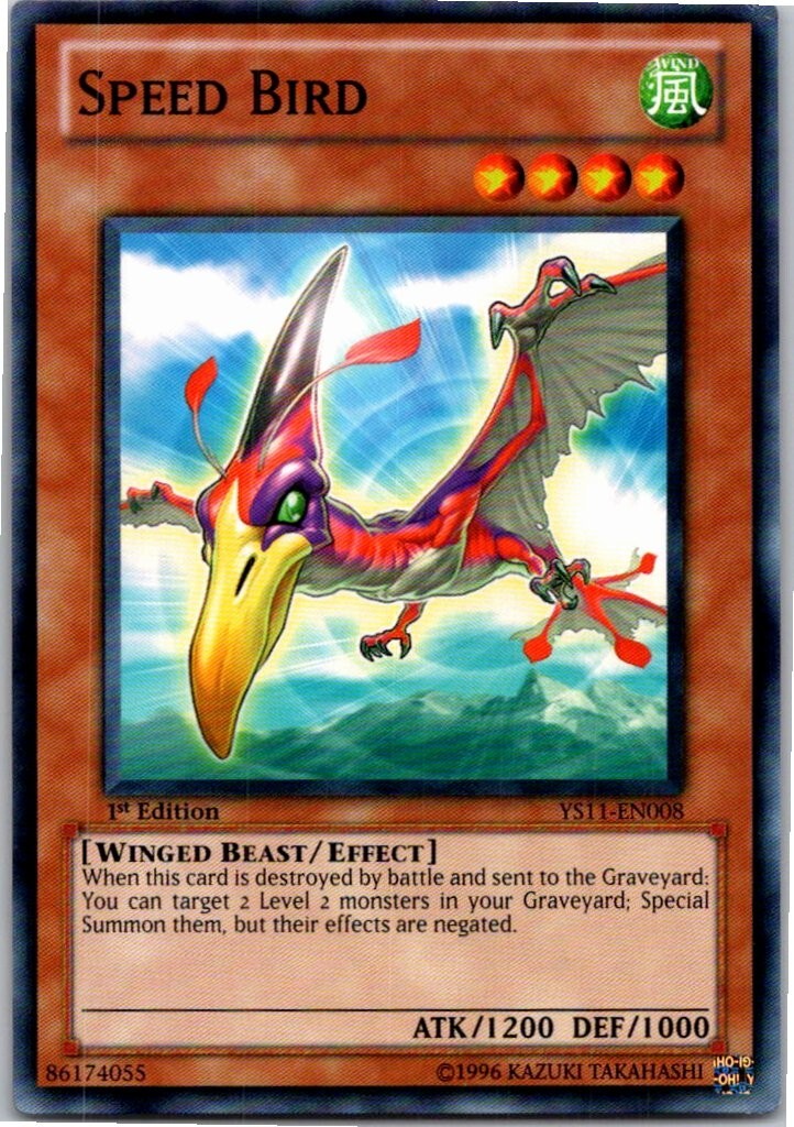 Yugioh Yu-Gi-Oh Speed Bird YS11-EN008 1st Edition Dawn of the Xyz