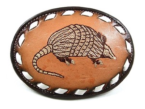 armadillo belt buckle