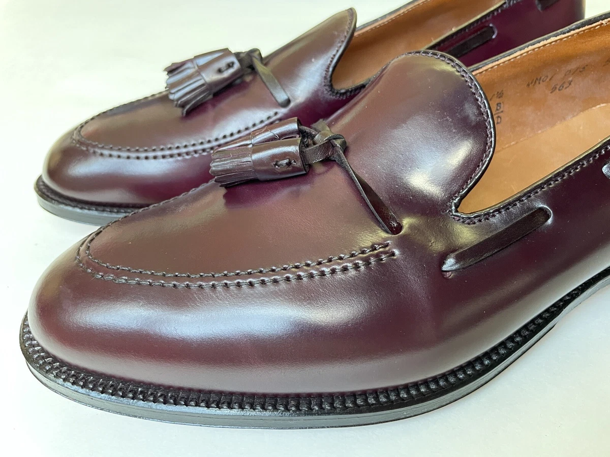 Alden 563 Color 8 Horween Shell Cordovan Tassel Loafer 11.5 D $800
