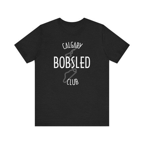 Bobsled Club Calgary Canada T-Shirt, Tee, Shirt, Top, Unisex Apparel, Short - Picture 2 of 21