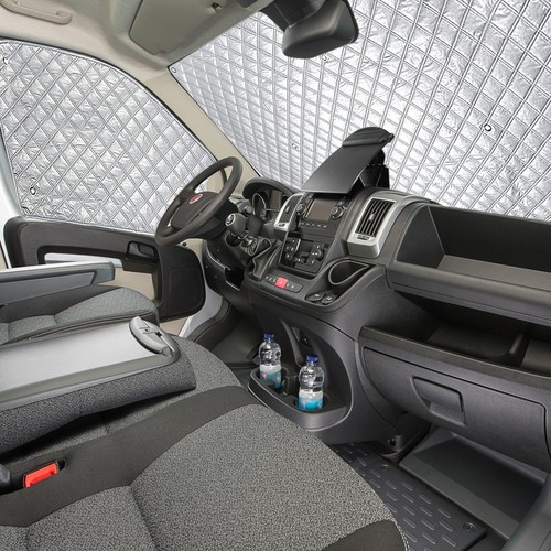 Windscreen Cover Campervan Internal Thermal Blind for Peugeot Boxer Fiat Ducato - Picture 6 of 8