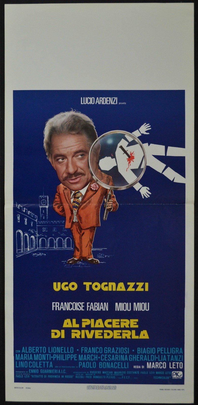 Locandina originale film Al piacere di rivederla (1976) - Regia di Marco Leto
