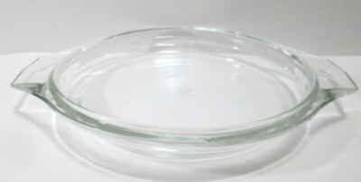 Vintage JAJ Pyrex Clear Glass Round Casserole Lid Made in England #21
