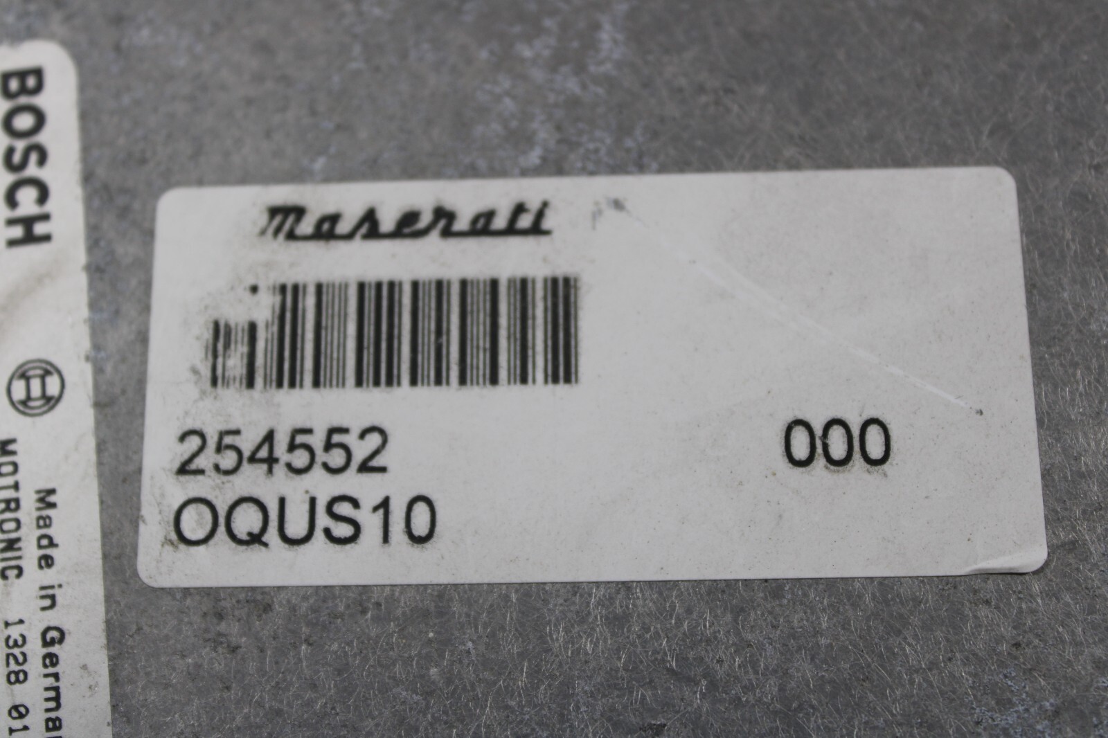 Maserati Granturismo, Quattroporte, Engine Control Module, Used, P/N 243890