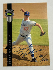 1992 Classic Four Sport Draft Pick Collection # 101 / 1475 Derek Wallace Auto