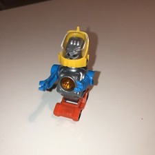 Vintage Bruder MINI ROBOT SPACE TOY, West Germany, 2.5", Rare, VG