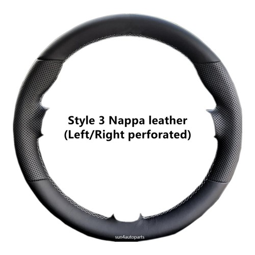 Alcantara Car Steering Wheel Cover Real Leather Wheel Wrap for Audi A3 S3 RS3 8V - Picture 4 of 27