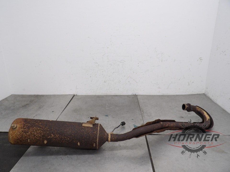 2017 HONDA RANCHER 420 TRX420FM1 4X4 OEM EXHAUST PIPE MUFFLER SLIP ON