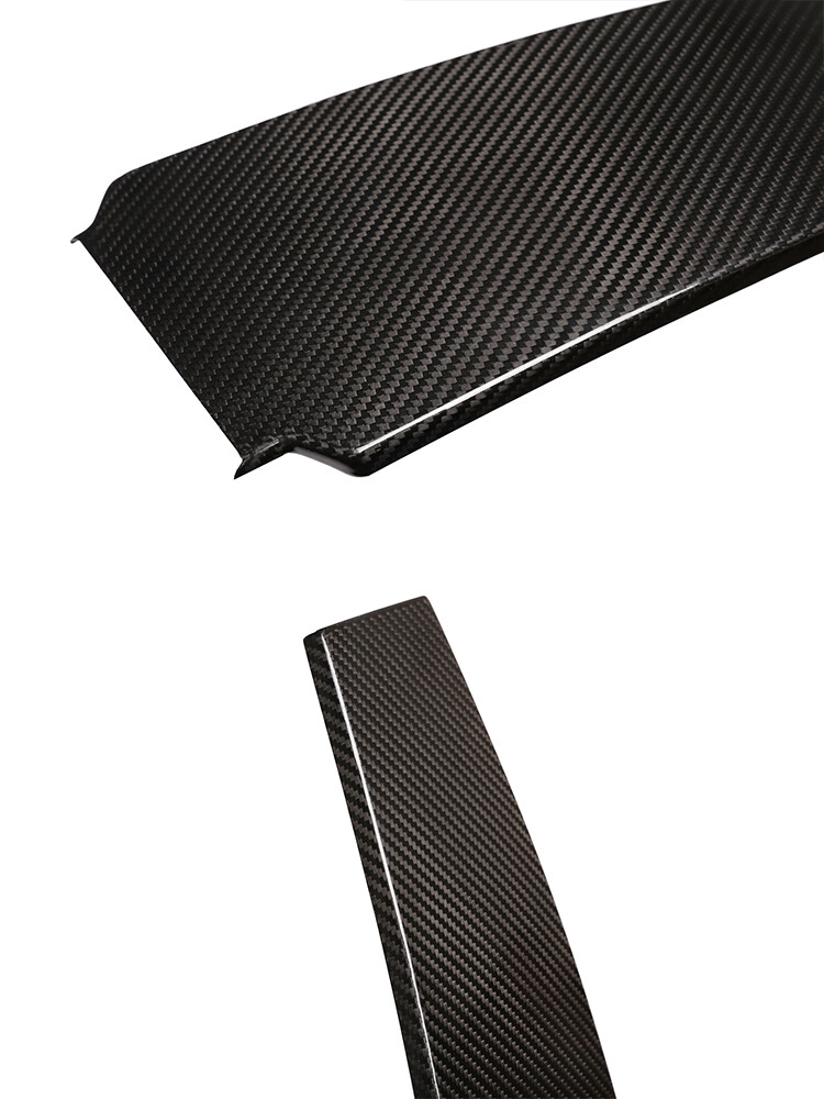 Real Carbon Fiber Window B Pillar Post Panel Cover For Maserati Ghibli 2014-2021