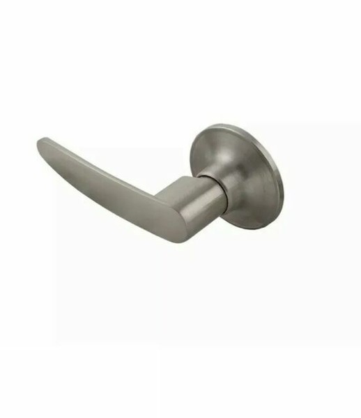 IKONIC Isabella Passage Lever Door Handle Set Brushed Chrome for sale