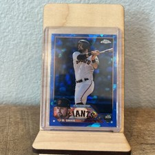 2023 J.D Davis Bowman Chrome Sapphire #335 San Francisco Giants