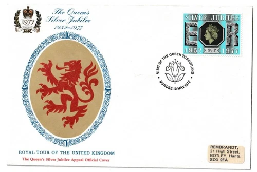 19/5/1977 UK GB Cover - The Queen's Silver Jubilee Tour - Dundee