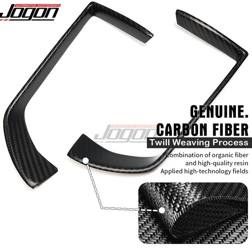 Para Dodge Ram 1500 TRX Rebel 2019-24 consola de carbono real navegación borde de ventilación de aire acondicionado - Imagen 4 de 9