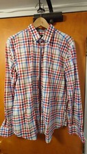 Hugo Boss Casual Button Down Checked Long Sleeve Shirt Size XL