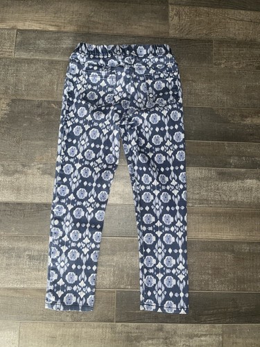 Old Navy Girls Size 6 Jeggings Printed Skinny Denim Jean Pants Stretch Mid Rise - Picture 4 of 8
