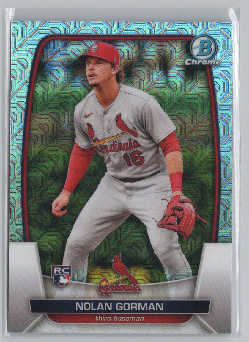 2023 Bowman #6 Nolan Gorman Mojo Refractors RC