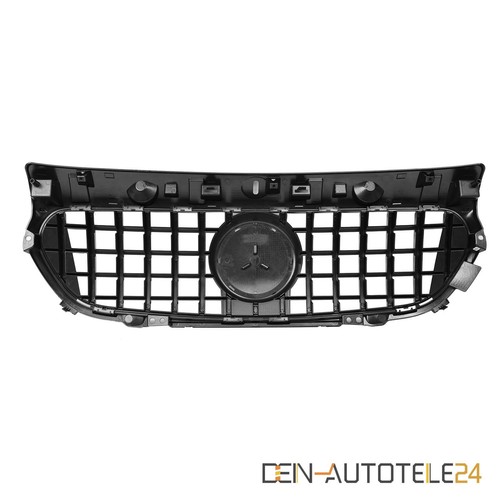 KÜHLERGRILL FRONT GRILL FÜR MERCEDES CITAN W420 VAN TOURER GLANZ SCHWARZ - Picture 6 of 6