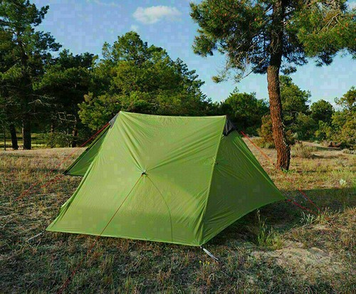 3F UL GEAR LanShan Waterproof 1/2 Pers. Ultralight Camping Tent Backpack Outdoor - Foto 22 di 39