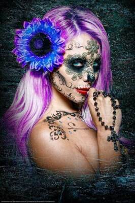 Violet by Daveed Benito Poster - 24.5'' x 36.5'' Laminated