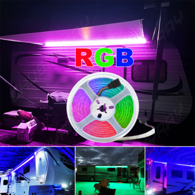 Premium RV Awning LED Light Strip Boat Camper Deck RGB Multi - Foto 6