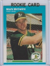 MARK McGWIRE ROOKIE CARD 1987 Fleer Baseball OAKLAND A's RC St. Louis Cardinals
