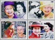 Gibraltar 2006 - Queen Elizabeth II 80th Birthday - Block of 4 - MNH