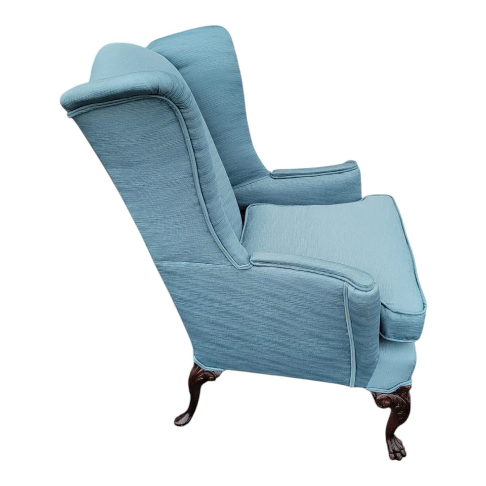 Silla Chippendale inglesa del siglo XIX - patas de garra talladas, patas de acanto Foto 3 de 4