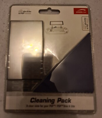 SpeedLink Sony Playstation PSP Clean Pack Display Schutzfolie Mikrofasertuch NEU