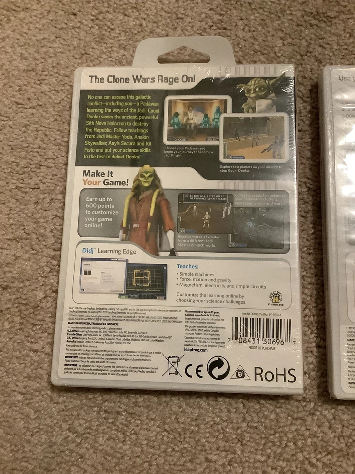 Star Wars Games Jedi Trials & The Clone Wars Leap Frog Didj - Image 4 of 4