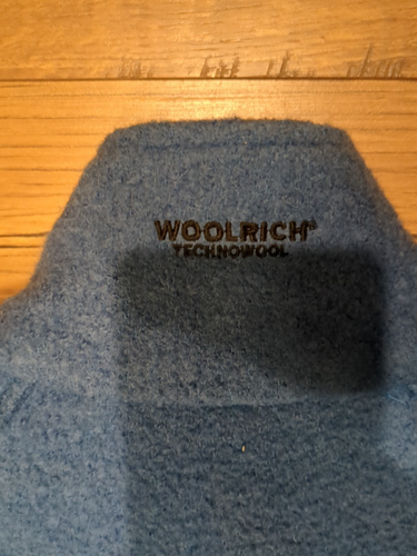 Woolrich Mens XL Blue Technowool Full Zip Jacket (Read) - Picture 13 of 16