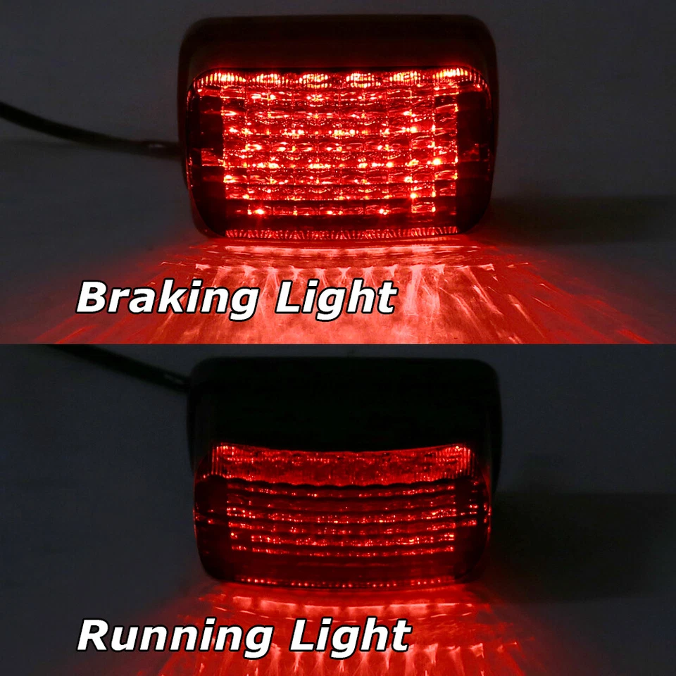 Luces traseras LED luz trasera freno y lámpara de funcionamiento para Yamaha 2002-2008 Grizzly 660 Foto 4 de 4