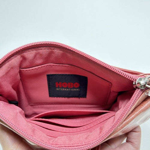 *Retro HOBO INTERNATIONAL Pink Leather Wristlet/Wallet w/Decorative Buckle - Picture 12 of 12