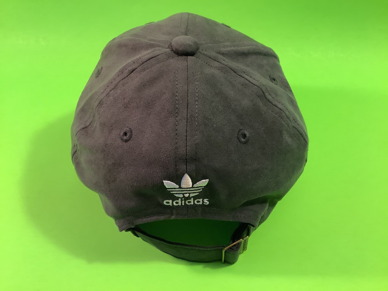 ADIDAS OSFW Women’s Snapback Hat ONE SIZE Dark Gray w/White NEW thumbnail 7