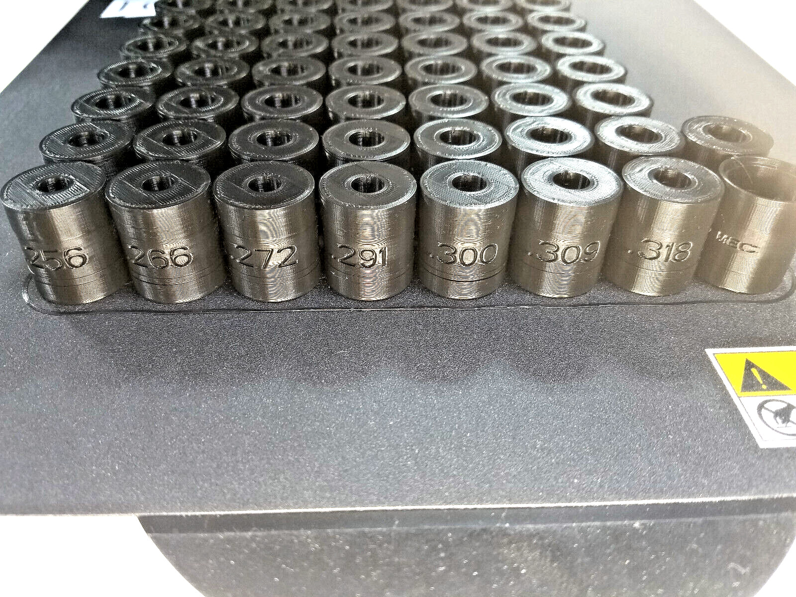 3D printed 58 pcs Hornady Powder Bushings Pacific, Ponsness Warren