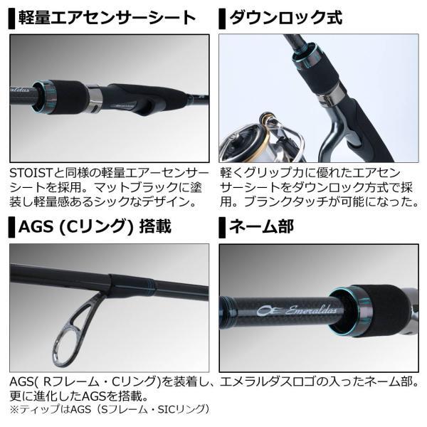 Daiwa Emeraldas AIR AGS 86M Eging Spinning rod pieces From