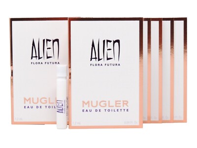 THIERRY MUGLER ALIEN FLORA FUTURA EDT 1.2ml .04fl oz x 10 PERFUME SPRAY SAMPLES