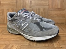 RARE🔥 New Balance 990 M990GL3 Gray Leather Running Shoes Sz 12 4E Made in USA