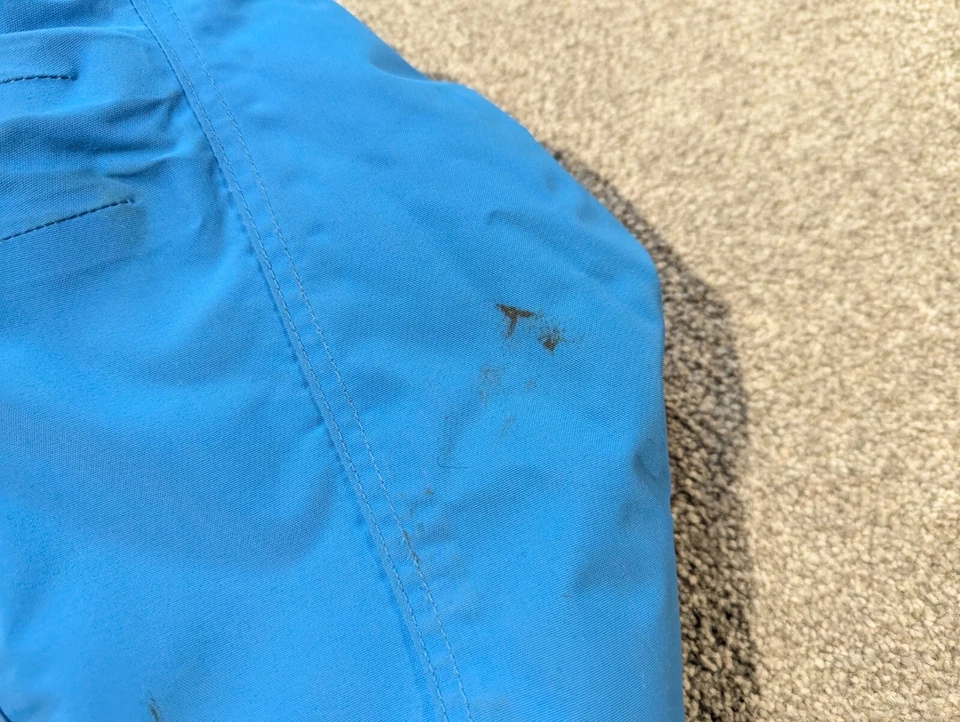 Clam Ice Armor Jacket Mens Large Blue Black Extreme Insulated Lined Coat - Image 3 of 4