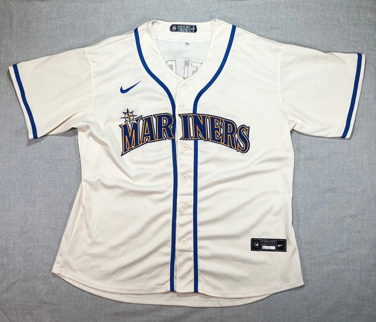 Nike Seattle Mariners Jersey Womens XXXL DANIEL VOGELBACH Sunday Cream MLB