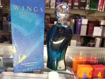 Giorgio Beverly Hills WINGS FOR MEN 3.4 oz Eau De Toilette EDT Natural Spray Men